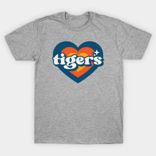 Vintage Tigers School Spirit // High School Football Mascot // Go Tigers Retro T-Shirt